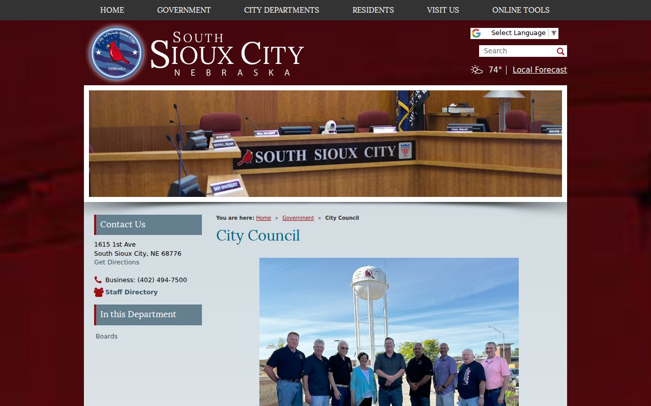 South Sioux City Police source for Dakota County arrest history records