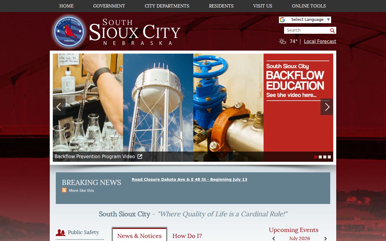 Dakota City criminal history neighboring city records hub