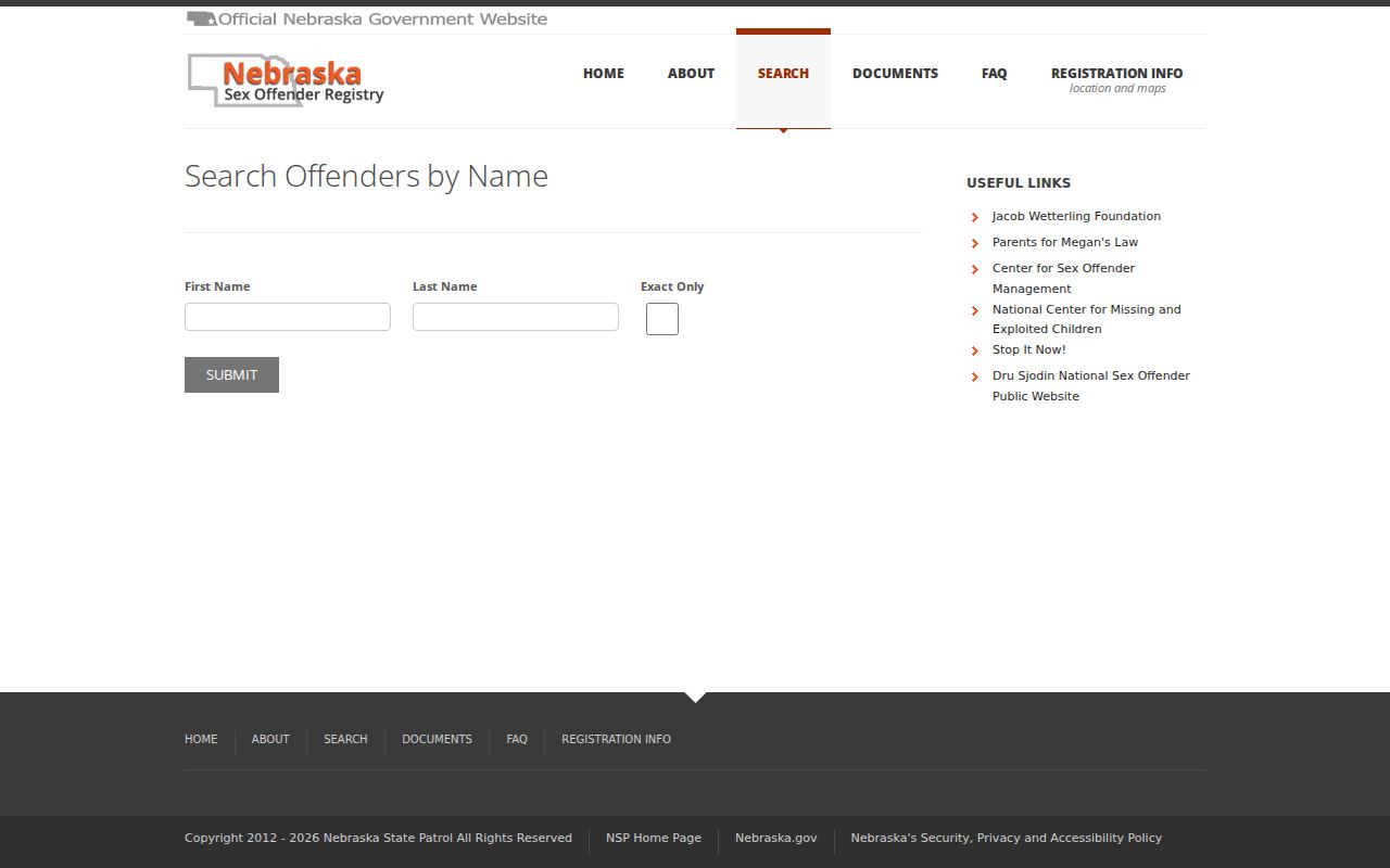Dakota County sex offender registry first and last name search